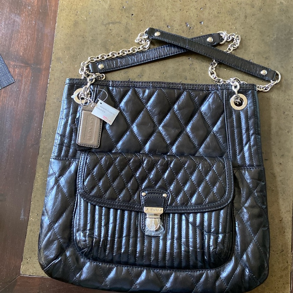 Coach shoulder bag convertible.